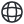 Minimalistic black globe icon representing Montra Electric's global reach
