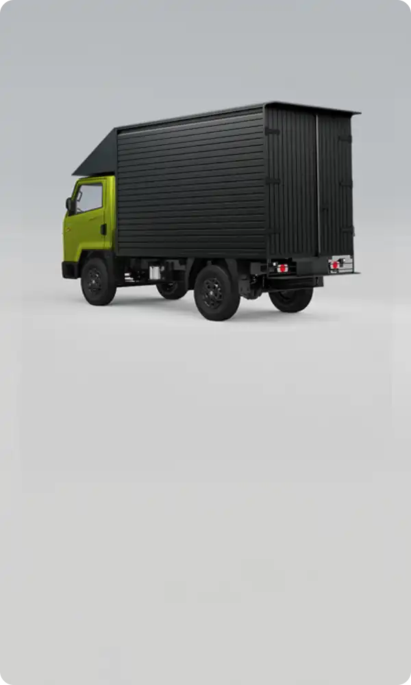 Detailed image of the load body structure in Montra Electric vehicles.