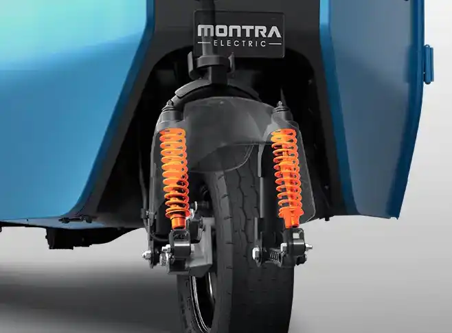 Image showcasing the utility features of Montra Electric Super Cargo.
