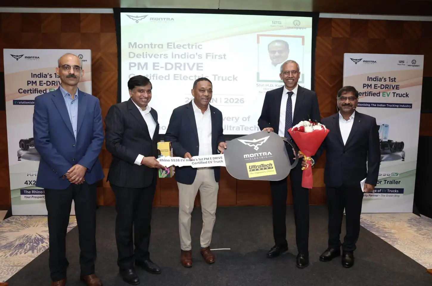 Commercial Vehicle article on Montra Electric delivering India’s first PM e-Drive certified electric truck