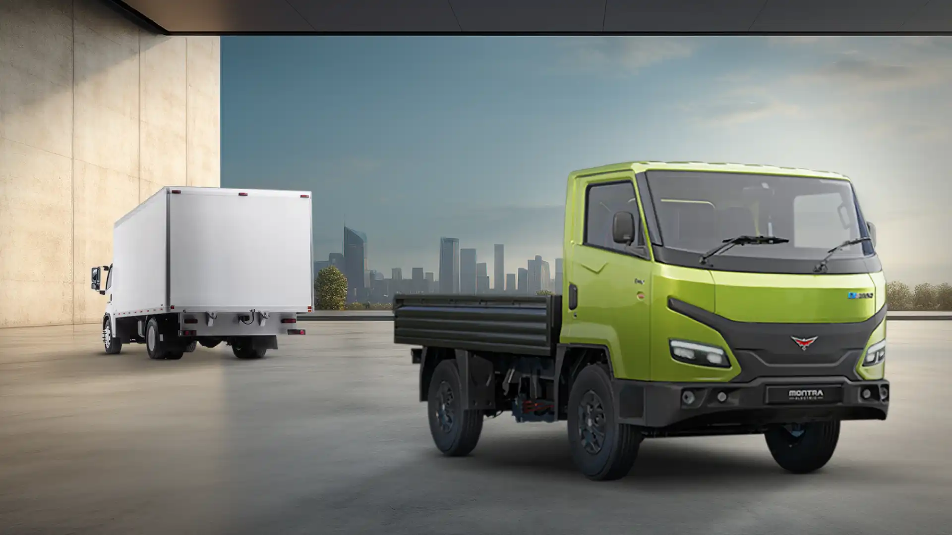 Small electric commercial vehicle operating in an urban delivery environment