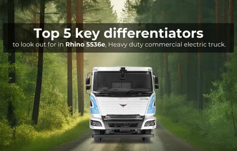 Montra Electric Rhino 5536e electric truck features