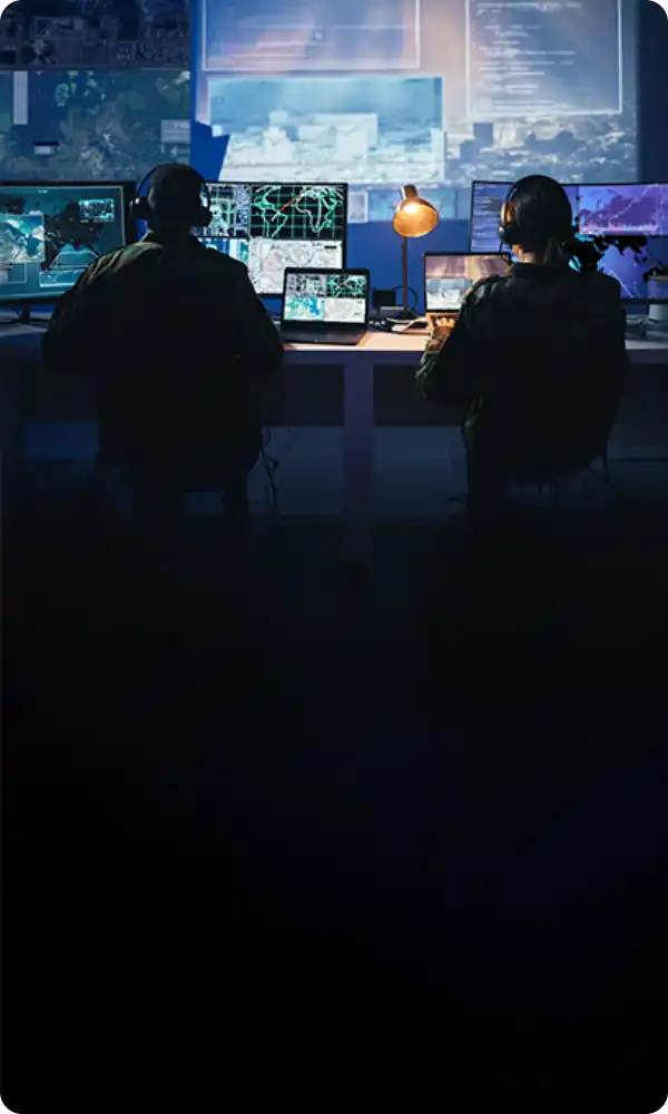 Background image representing Montra's solutions with a futuristic touch.