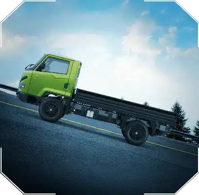 Graphic illustrating the gradeability feature of Montra Electric vehicles