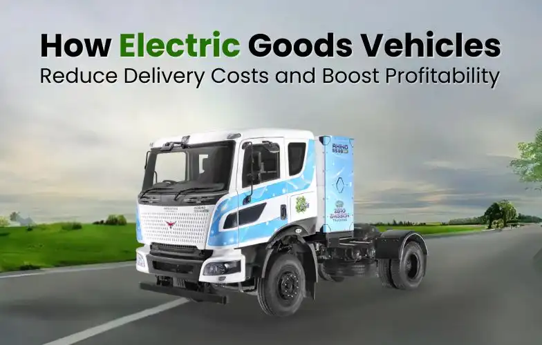 Electric goods vehicle for last-mile delivery